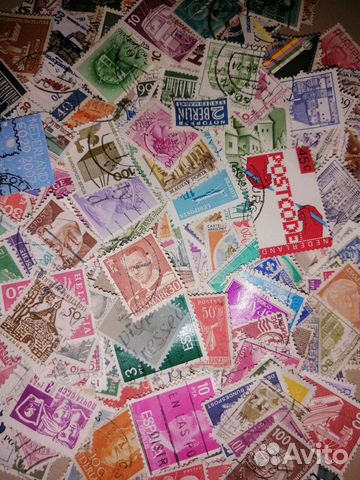 Коллекция почтовых марок 1000 шт