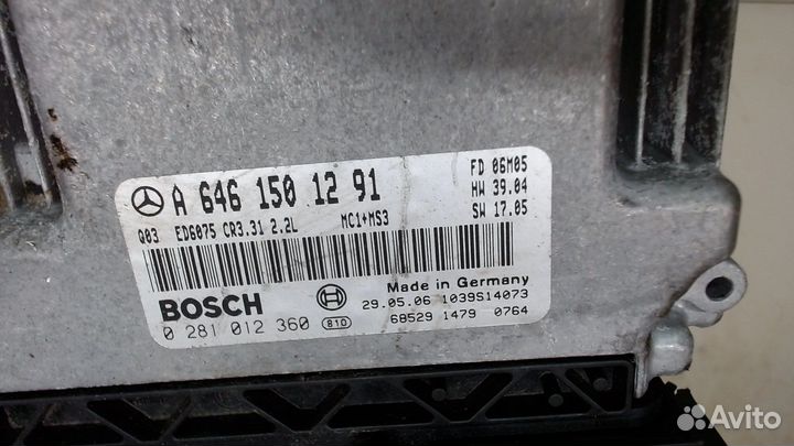 Блок управления двигателем Mercedes Vito W639, 200