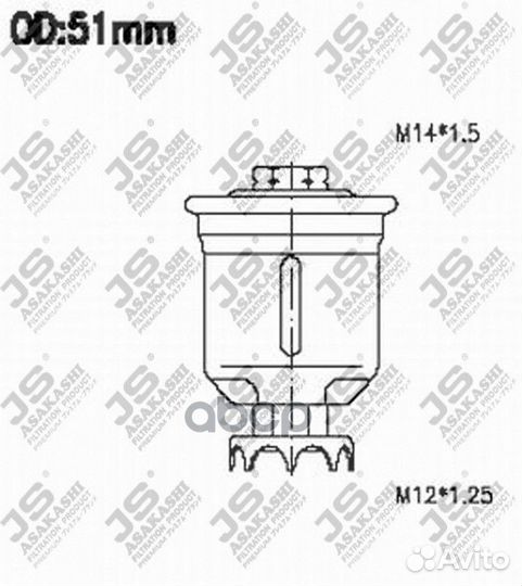 Фильтр топливный mitsubishi carisma 1,8 1995