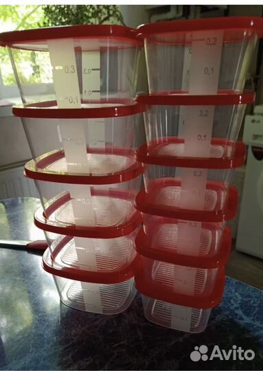 Контейнер для еды новый 15 шт