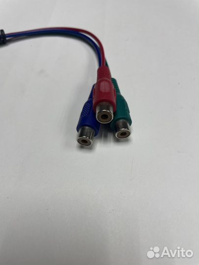 Переходник mini din 9 pin - 3rca