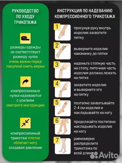 Компрессионные чулки 2 класс