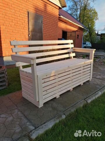 Скамья с ящиком