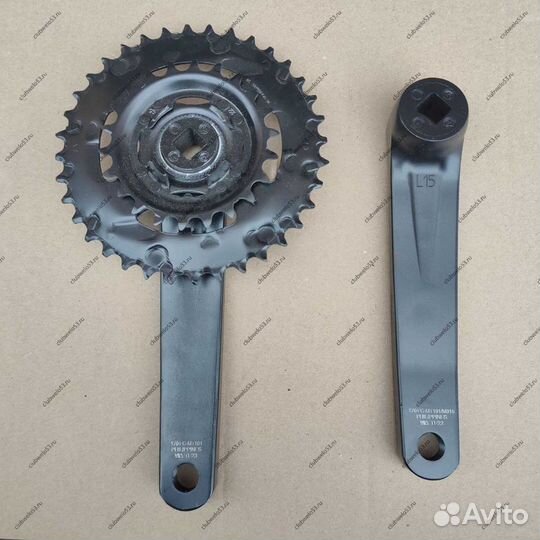 Шатуны Shimano FC-MT101/M315, 36/22,170мм, квадрат