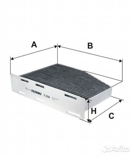 Салонный фильтр filtron K 1111A