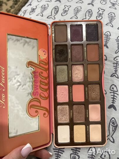 Палитра теней Too Faced Sweet Peach Оригинал