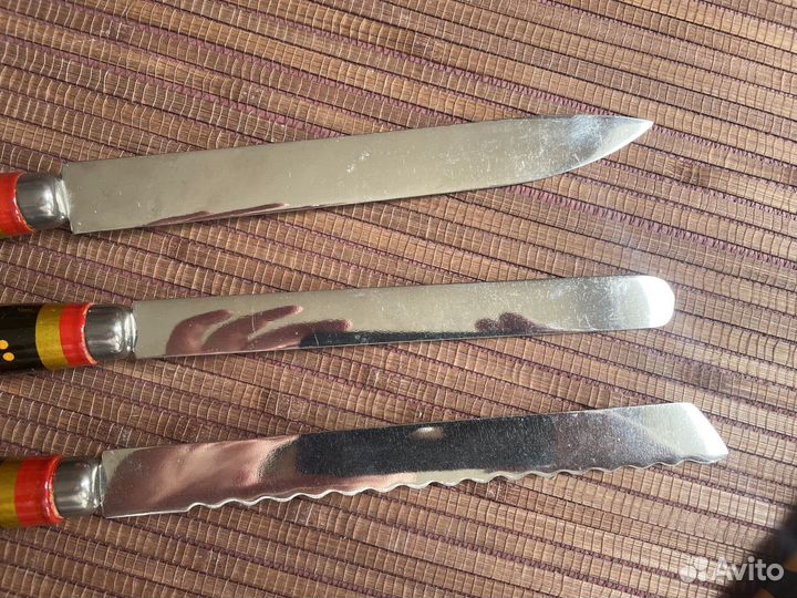 Кинореквизит Набор ножей Хохлома вСССР