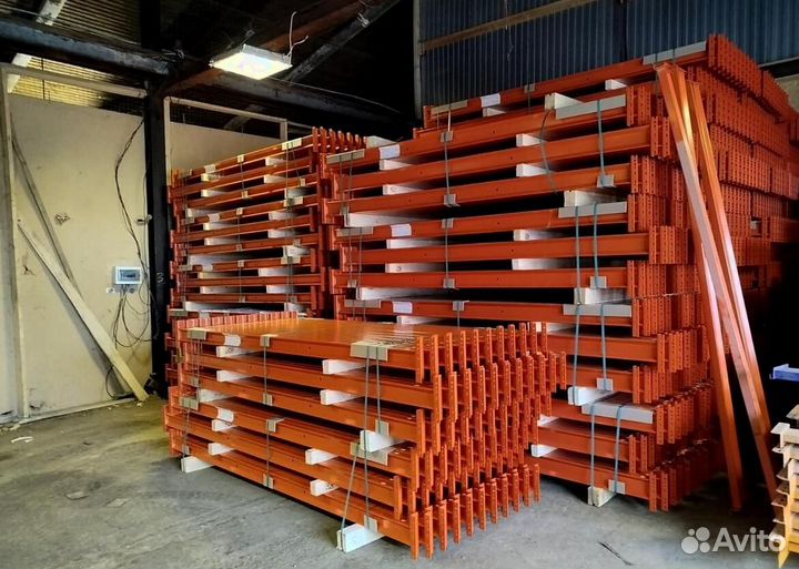 1. Стеллажи складские Стелкон б/у лот 1345