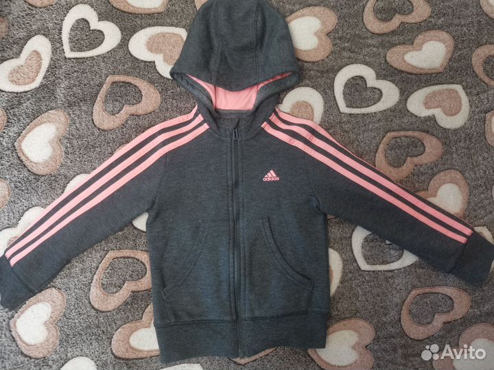 Толстовка на молнии adidas р.116