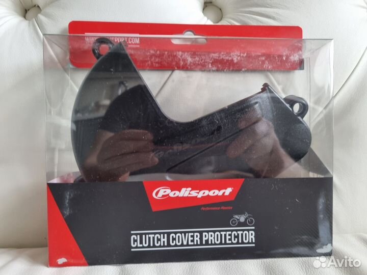 Крышка сцепления Polisport CRF450R RX 17-23 Black