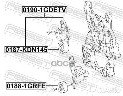 Натяжитель ремня 01901gdetv Febest