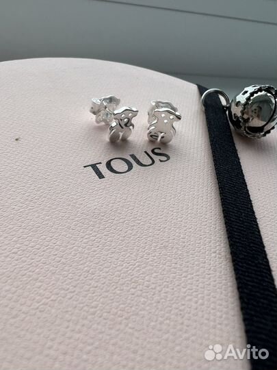 Серебрянные серьги Tous bear