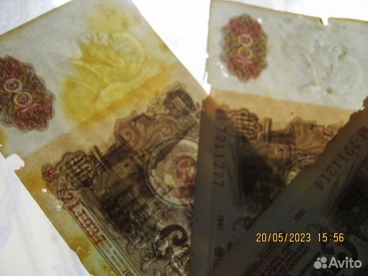 100 рублей 1961г G 74шт на остатке