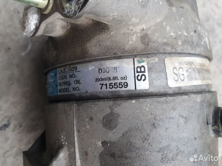 Компрессор кондиционера Шевроле Авео Т250, Т255