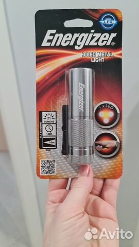 Фонарик energizer серебро