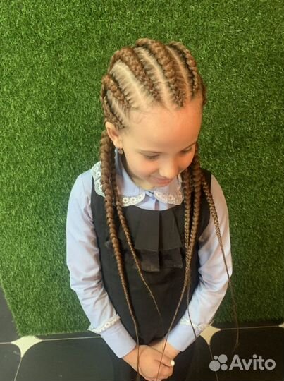 Косы, афрокосы, брейды с канекалоном