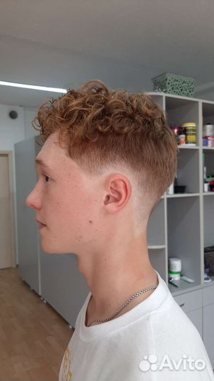 Мужская химическая завивка, биозавивка