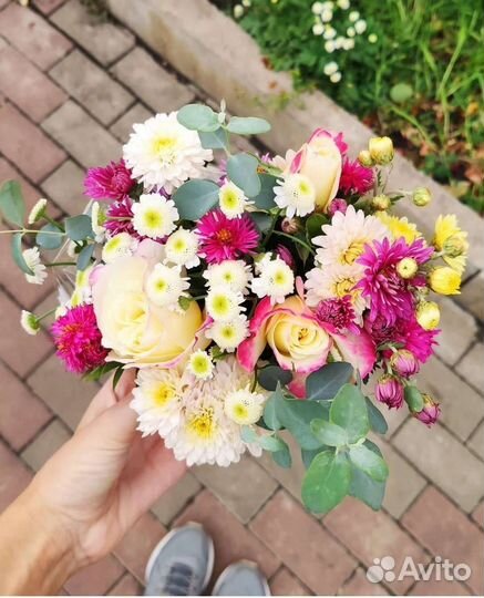 Живые цветы букеты