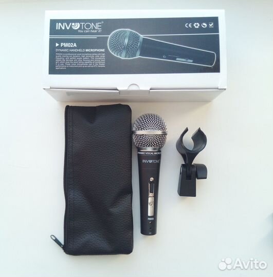 Микрофон вокальный динамичный Invotone, PM02A