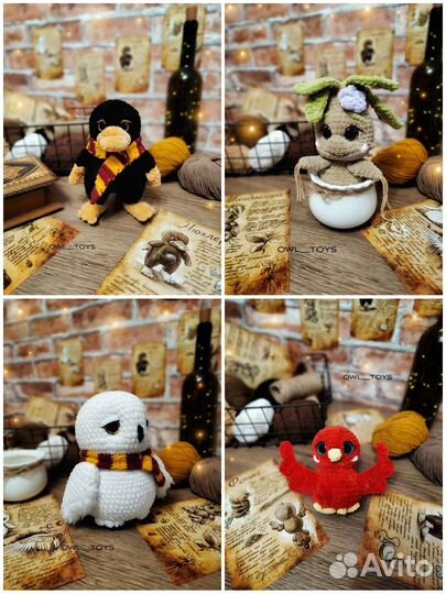 Вязаные игрушки в наличии и на заказ