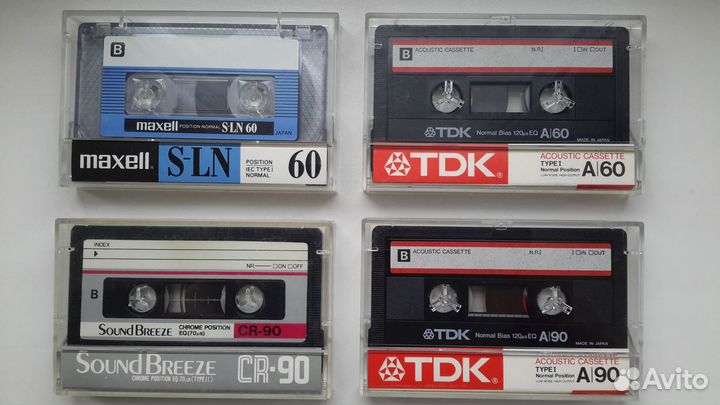 Каcсеты TDK, Maxell, Sound Breeze