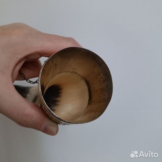 Рог изобилия серебро 875 проба винтаж СССР