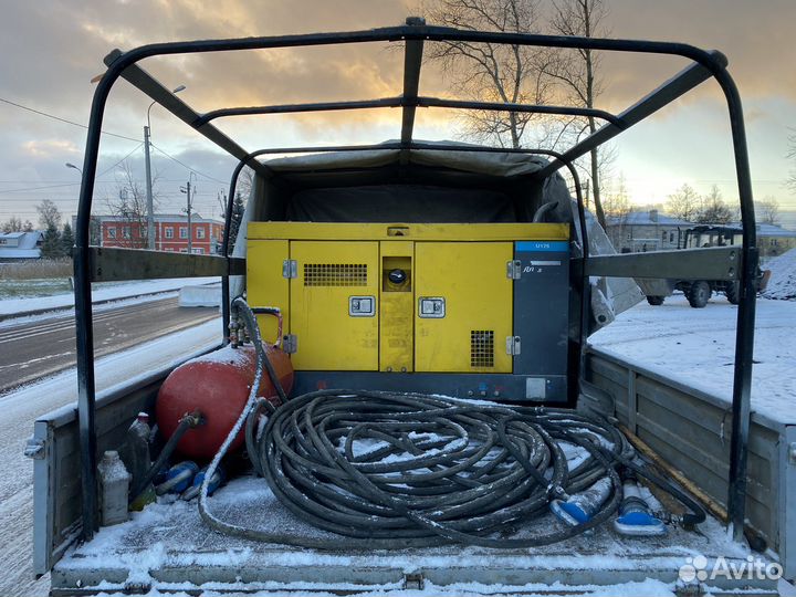 Аренда компрессора сотбойными молоками