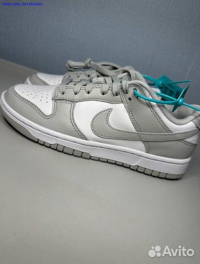 Кроссовки nike dunk low grey fog оригинал