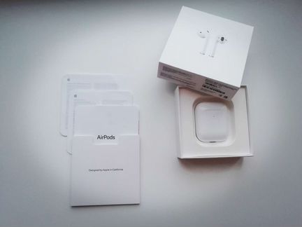 Беспроводные наушники apple airpods 2