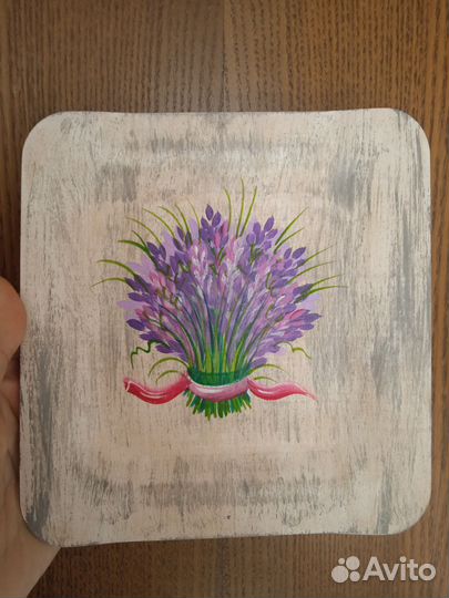 Заготовки для поделок (тарелки из шпона)