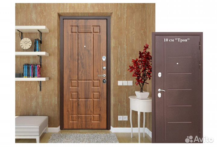 Дверь входная 10см 