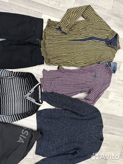 Мужские вещи пакетом 46 48 пофта рубашка брюки