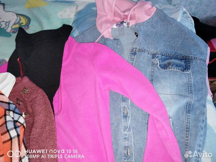 Вещи пакетом на девочку 140-146