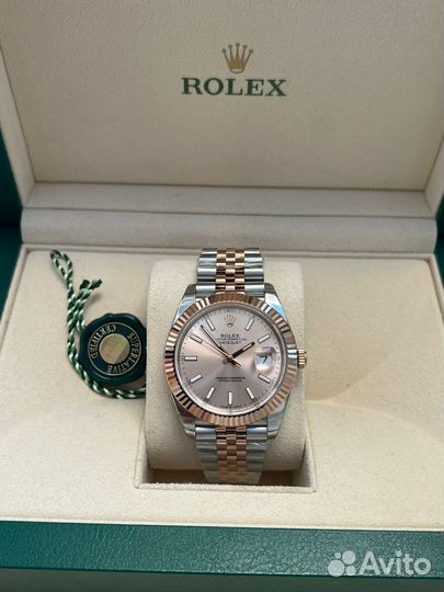 Rolex Datejust 41 Sundust Pink Dial 126331