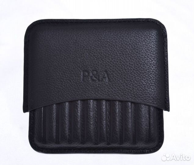 Сигаретница P&A на 10 штук, натуральная буйволиная