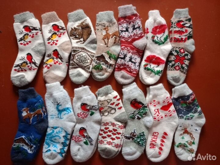 Носки вязаные мужские