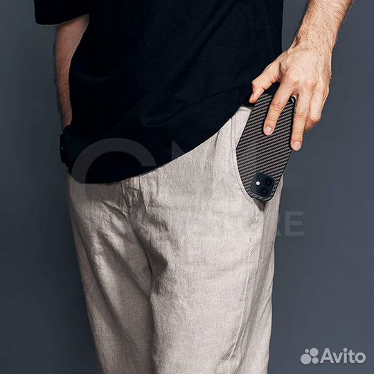 Pitaka MagEZ Case Apple iPhone 12 Mini чёрно-корич