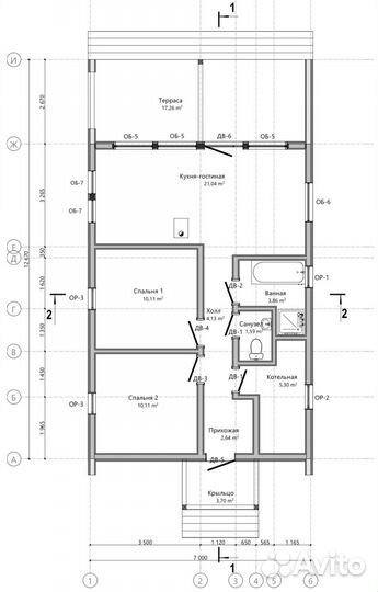 Проект дома барнхаус barnhouse 80 м2 87 м2