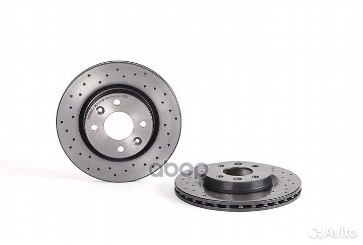 Диск тормозной Xtra перед LCV 0958022X Brembo