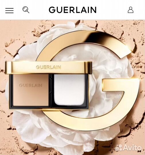 Guerlain parure gold skin control Пудра