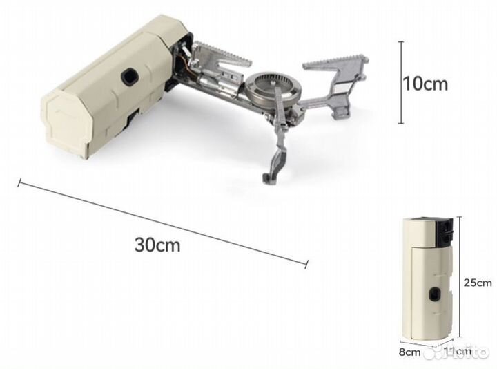Складная газовая печь-плита для кемпинга