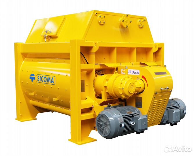 Бетоносмеситель двухвальный sicoma MSO 1750/1318