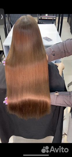 Кератиновое выпрямление