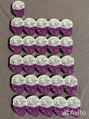 Линзы контактные однодневные Alcon Precision 1