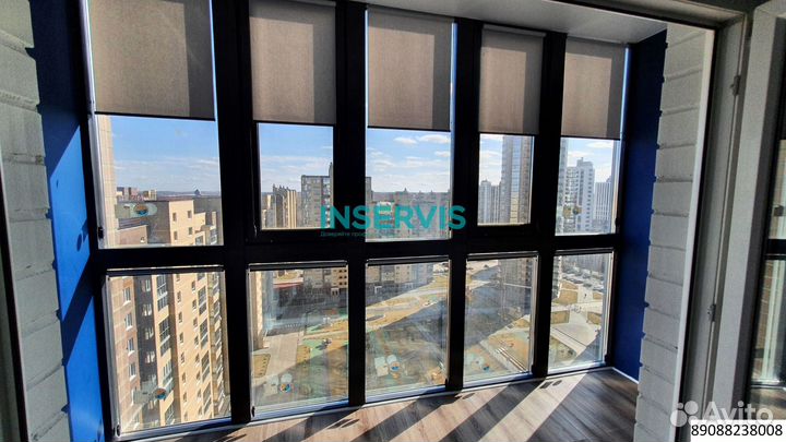 Римские шторы на кухню