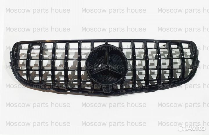 Mercedes GLC X253 решетка радиатора GT черная