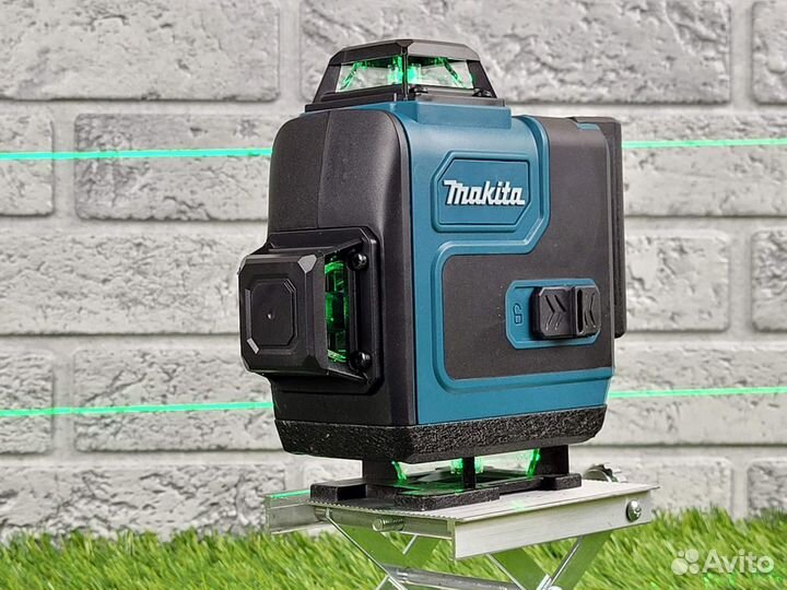 Лазерный уровень 4D нивелир Makita 16 линий