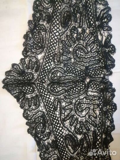 Старинный кружевной шарфик
