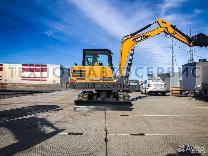 Мини-экскаватор Sany SY55C, 2023
