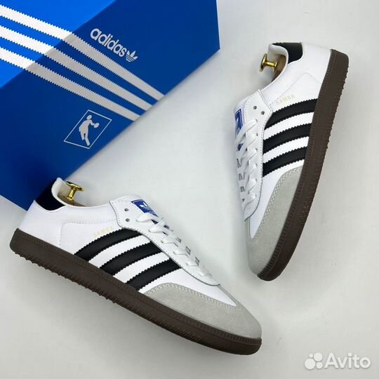 Элегантные Adidas Samba White обувь